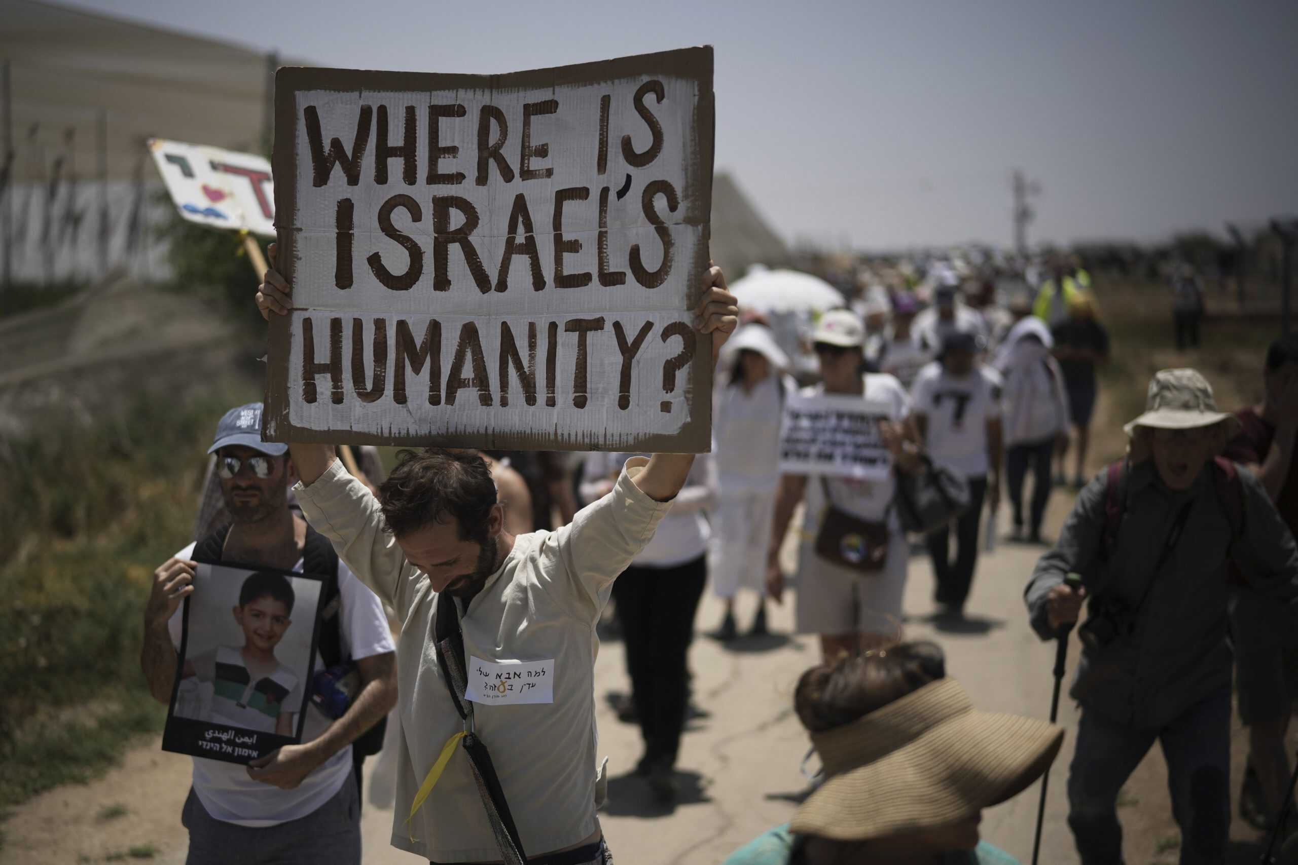Friedensmarsch: Jüdische und arabische Israelis in Gaza angekommen