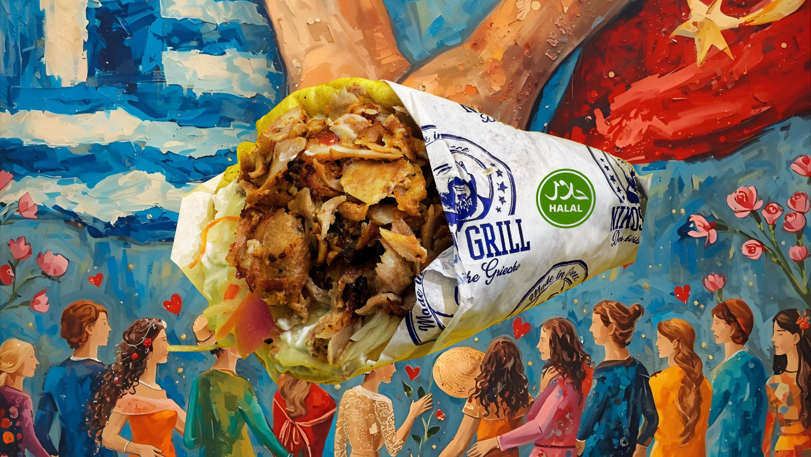 Halal Gyros mitten in Köln – wenn Griechenland auf Anatolien trifft